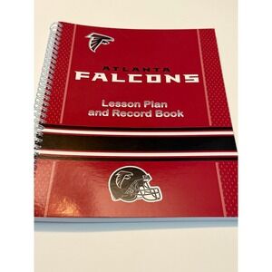 Atlanta Falcons 8.3'' x 11'' Teacher Record Book Lesson Plan Undated Football